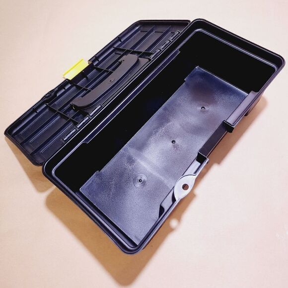 Tool Bench Hardware Tool Boxes with Clasp Lid 12x4.5x4 in. - Picture 3 of 4